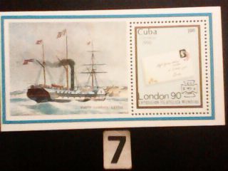 Statki , okręty, Cuba MNH