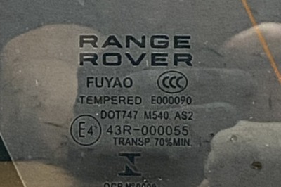 Левая задняя стекло кузовная land rover range rover sport ii l494 фото №1