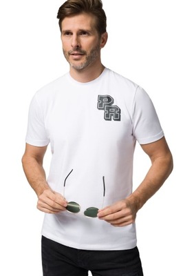 Koszulka T-shirt Biała Nadruk Próchnik PM1 M