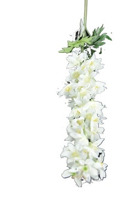 Ostróżka biała kwiat sztuczny