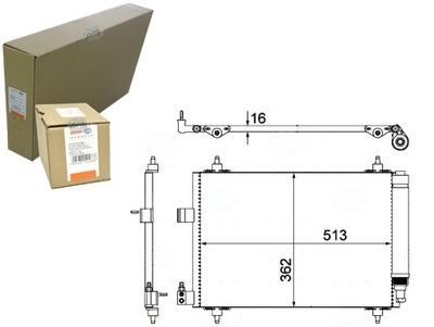 Конденсатор радиатор кондиционера [behr hella] фото №1