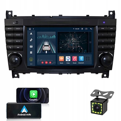 RADIO ANDROID BT MERCEDES GASOLINA CLC C W203 CLK W209  