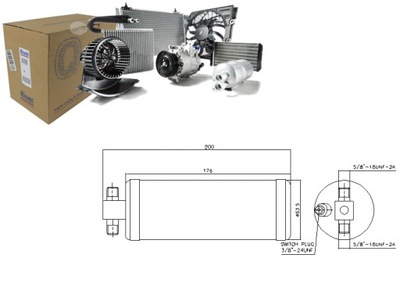 DESHUMECTADOR KLIM NISSENS 95977 UNIVERSAL 3 8