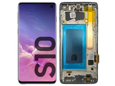 WYŚWIETLACZ LCD DO SAMSUNG Galaxy S10 G973 RAMKA