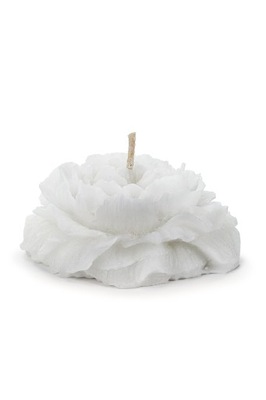 ŚWIECZKA ŚWIECZKI PŁYWAJĄCE PIWONIE BIAŁE MATOWE 8CM 4 szt.