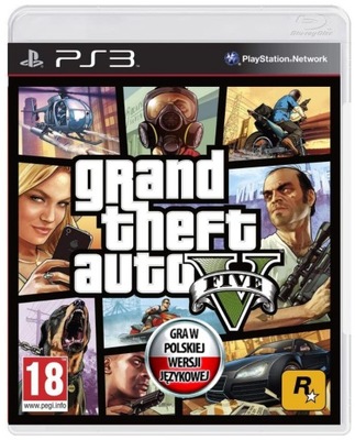 Grand Theft Auto 5 GTA V PlayStation PS3 Polski PL