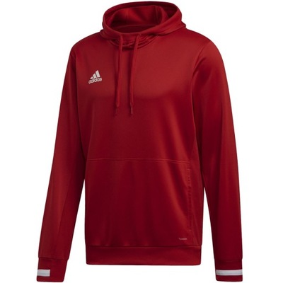 Bluza męska adidas Team 19 Hoody M czerwona DX7335 S