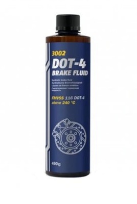 MANNOL ЖИДКОСТЬ ТОРМОЗНОЙ МОТОЦИКЛЕТНЫЙ DOT 4 500 ML