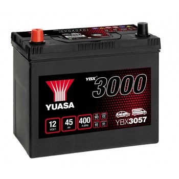 АККУМУЛЯТОР YUASA YBX3057 L+ 12V 45AH 400A