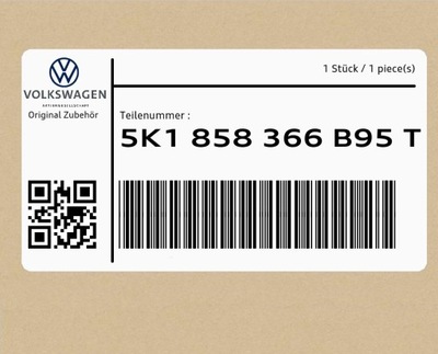 Накладка beż cornsilk 5k1858366b95t vw eos фото №1