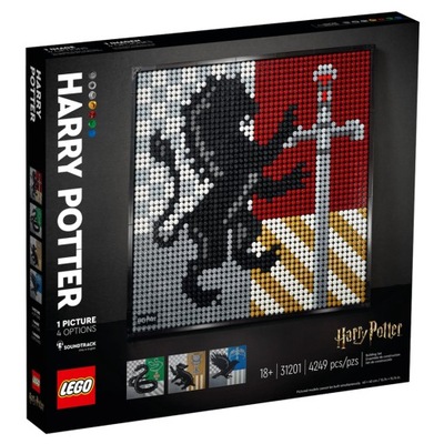 LEGO ART. HARRY POTTER HERBY HOGWARTU 31201