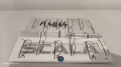 Skoda scala 657 емблема надпис scala кришки задня 657853687 фото №1