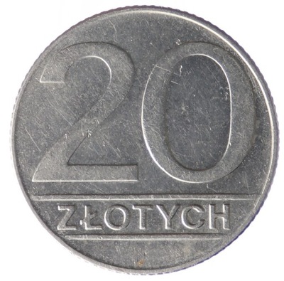 20 zł złotych nominał 1989 piękna z obiegu
