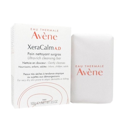 AVENE XeraCalm A.D nawilżająca KOSTKA myjąca 100g