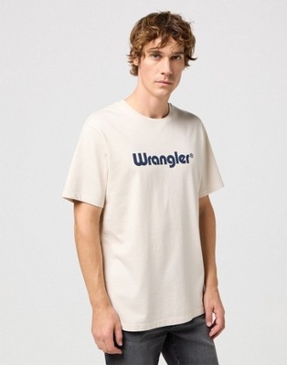 Koszulka Męska Wrangler Logo Tee White 112350523 R. M
