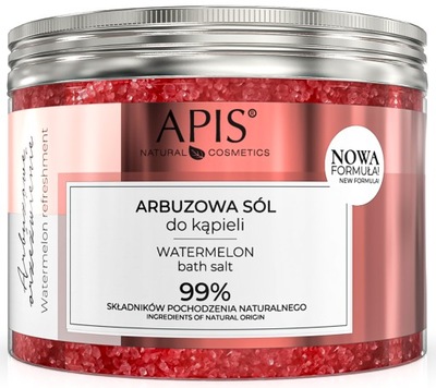 Arbuzowa nawilżająca sól do kąpieli 650 g APIS