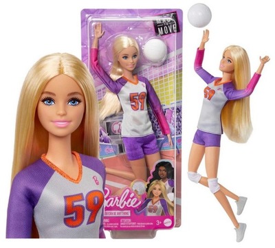 LALKA BARBIE SPORTSMENKA SIATKARKA lalka made to move