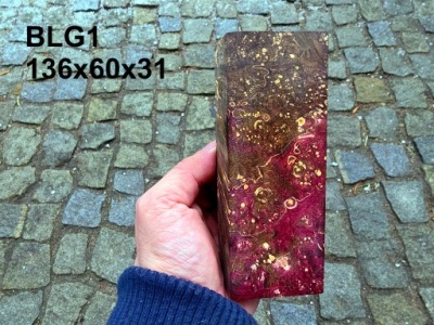 Drewno stabilizowane bloczek BLG1