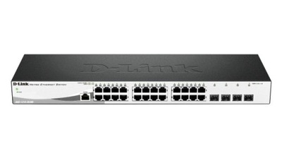 D-Link DGS-1210-28/ME łącza sieciowe Zarządzany L2 Gigabit Ethernet (10/100