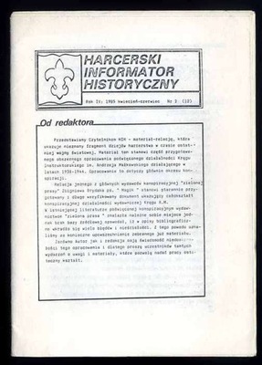Harcerski Informator Historyczny R.4 nr 2 1985