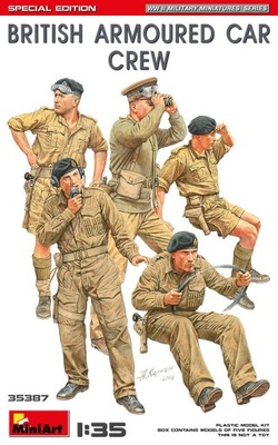 British Armoured Car Crew - Special Edition 1:35 MiniArt 35387