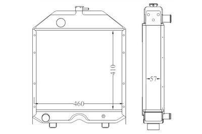 NRF AUŠINTUVAS VARIKLIO VANDENS LANDINI 530 530 F 530 L 530 V 560 560 F 