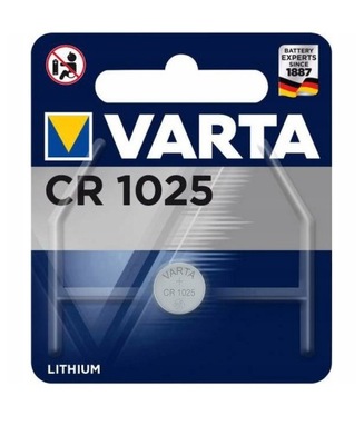 BATERIA GUZIKOWA LITOWA VARTA CR1025 25mAh 3V 1SZT