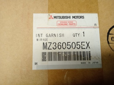 НАКЛАДКИ ДЕКОРАТИВНЫЕ САЛОНА MITSUBISHI MZ360505EX