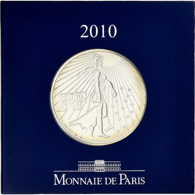 Francja, Semeuse, 50 Euro, 2010, Monnaie de Paris,