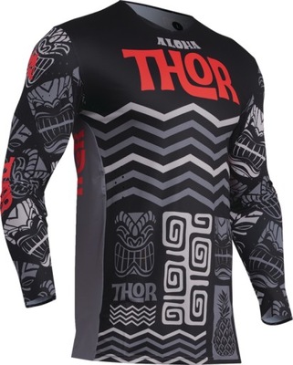 BLUZA THOR PRIME ALOHA BLACK/GRAY M