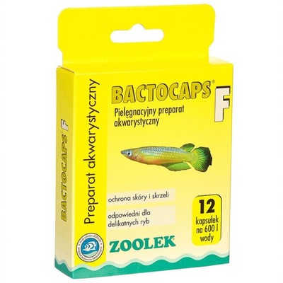 Zoolek Bactocaps F (Ichtiomycin F) 12 kapsułek