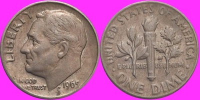 USA 1 dime 1965 U 249