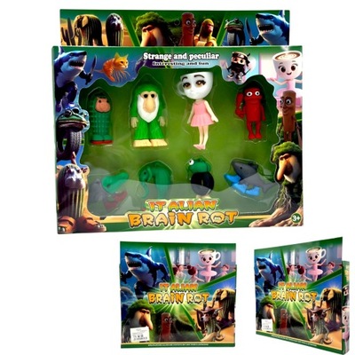 FIGURKI BRAINROT ZESTAW FIGUREK BRAINROT 8 SZTUK WYSOKA JAKOŚĆ 6-8 CM