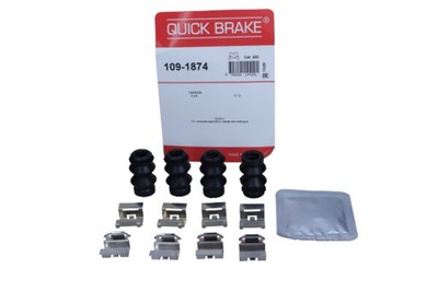 JUEGO INST. ZAPATAS DE FRENADO TOYOTA P. AURIS 1,3-1,8 12- QUICK BRAKE  