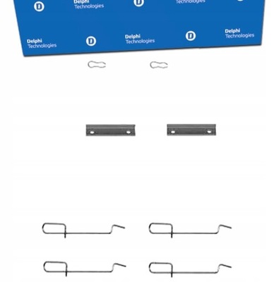 Набор монтажный тормозных колодок тормозных do renault thalia i фото №1