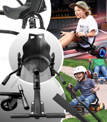 GOKART DO HOVERBOARD HOVERKART NAKŁADKA DO DESKI Z SIEDZENIEM UNIWERSALNA D