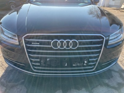 Audi a8 d4 lift бампер перед передний решётка радиатора решётка радиатора омыватель pdc ly9t фото №1