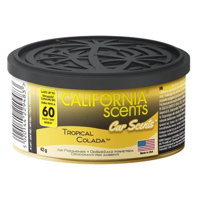 CALIFORNIA CAR SCENTS ZAPACH TROPICAL COLADA