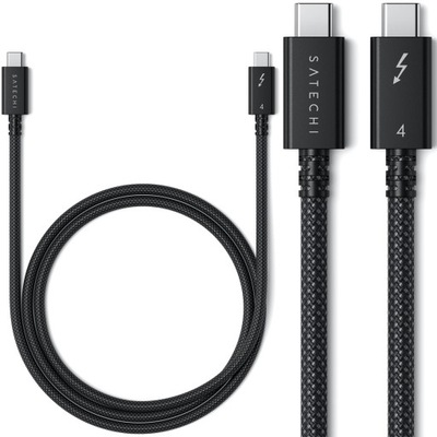 Kabel SATECHI Przewód Thunderbolt 4 USB-C ze Złączem USB-C 1m PRO CABLE