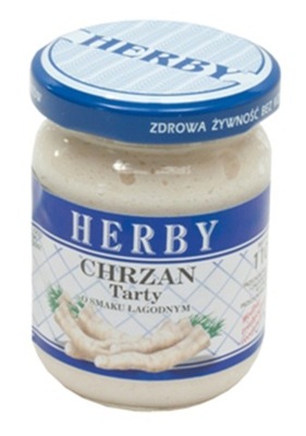 HERBY Chrzan tarty w słoiku 110g