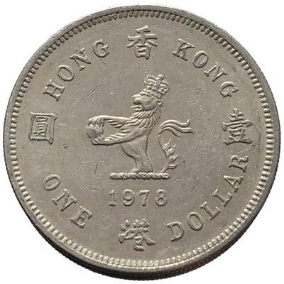 86941. Hong-Kong - 1 dolar - 1978r.