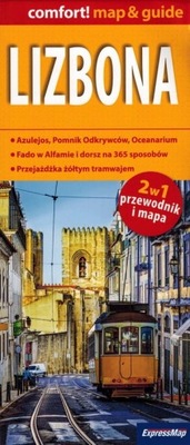 Comfort! map Lizbona 2w1: przewodnik i mapa