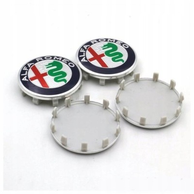 ALFA ROMEO КОЛПАЧОК КОЛПАЧКИ KAPSLE КОЛПАЧОК 60MM 4X