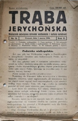 Trąba jerychońska Miesięcznik nr 5 rok 1924