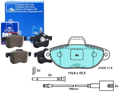 TRINKELĖS STABDŽIŲ KERAMINĖS FIAT 500 FORD KA 1.2/1 