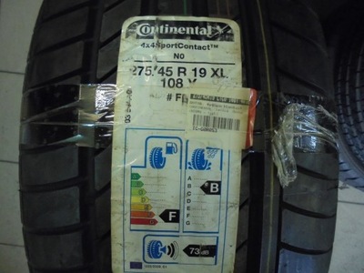275/45R19 Continental 4x4SportContact N0