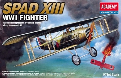Myśliwiec SPAD XIII z I wojny światowej - zestaw modelowy Academy 12446