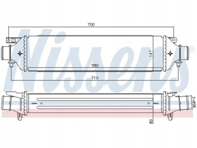 INTERCOOLER FIAT NISSENS 96477