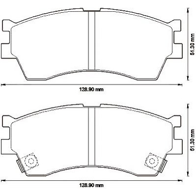 ZAPATAS DE FRENADO PARTE DELANTERA JURID 572560J  