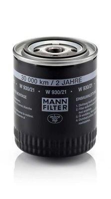 MANN FILTER ФІЛЬТР МАСЛА VW A6 2,8 V6